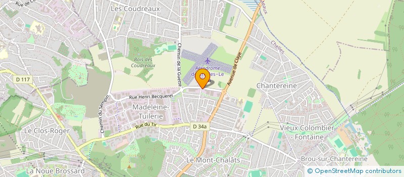 localisation de l'entreprise FCE DU TIR  CHELLES