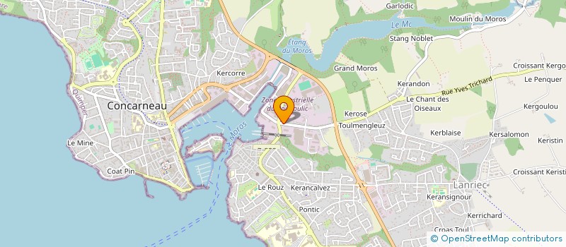 localisation de l'entreprise FCE29 : LES ELLES DE MERCURE  CONCARNEAU