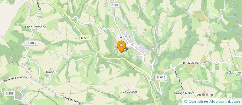 localisation de l'entreprise FCEM  LES HAIES