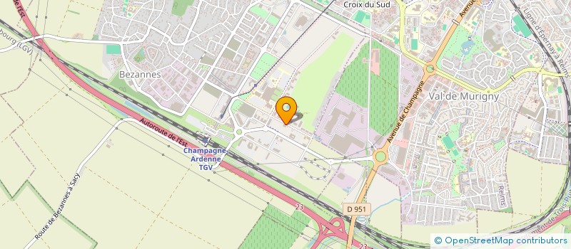 localisation de l'entreprise FCF  BEZANNES