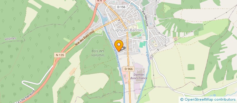 localisation de l'entreprise FCF à LIGNY-EN-BARROIS