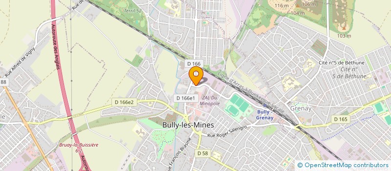 localisation de l'entreprise FCF  WINGLES