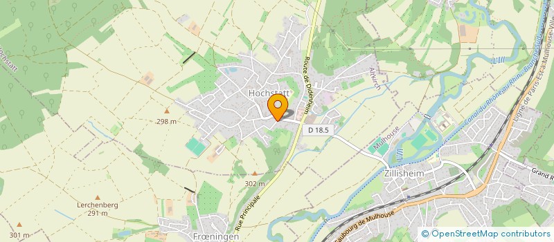 localisation de l'entreprise FCF CONSULTING  HOCHSTATT