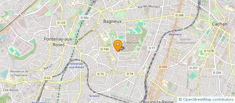 localisation de l'entreprise FCF COUTURIER à BAGNEUX