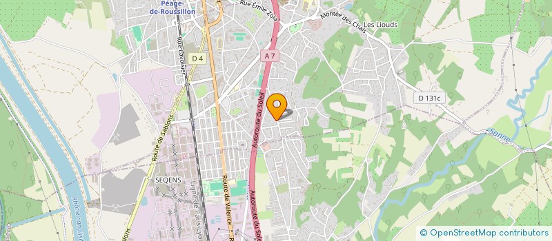 localisation de l'entreprise FCF ECO ENERGIE  ROUSSILLON