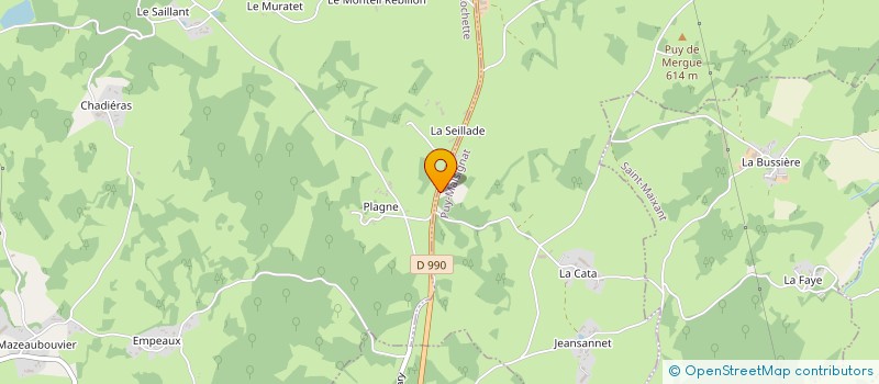 localisation de l'entreprise FCF SYLVICULTURE  PUY-MALSIGNAT