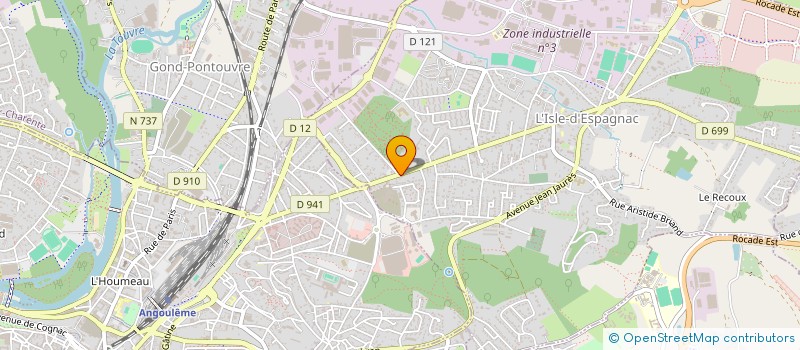 localisation de l'entreprise FCFBATI  L'ISLE-D'ESPAGNAC