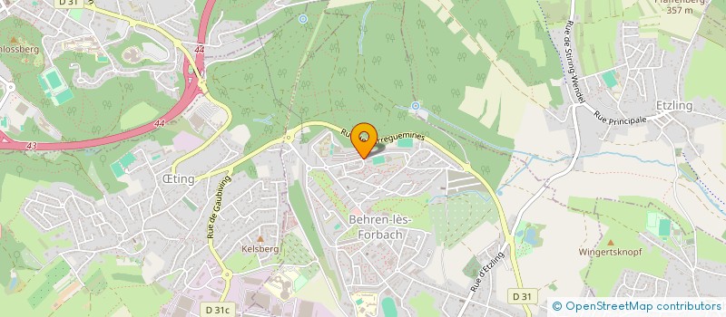 localisation de l'entreprise FCFD  BEHREN-LES-FORBACH