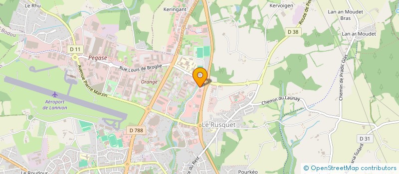 localisation de l'entreprise FCFDP  LANNION