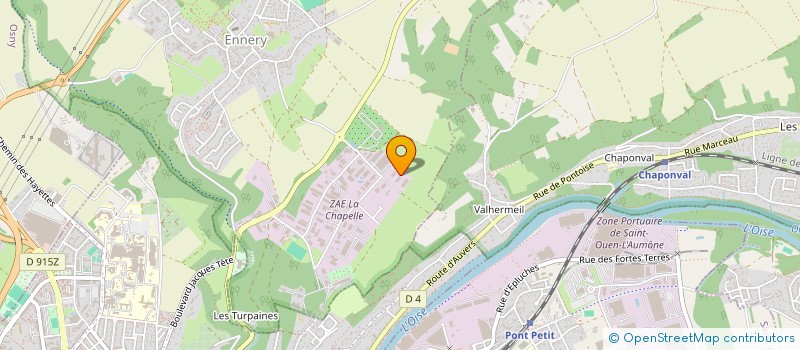 localisation de l'entreprise FCG  ENNERY