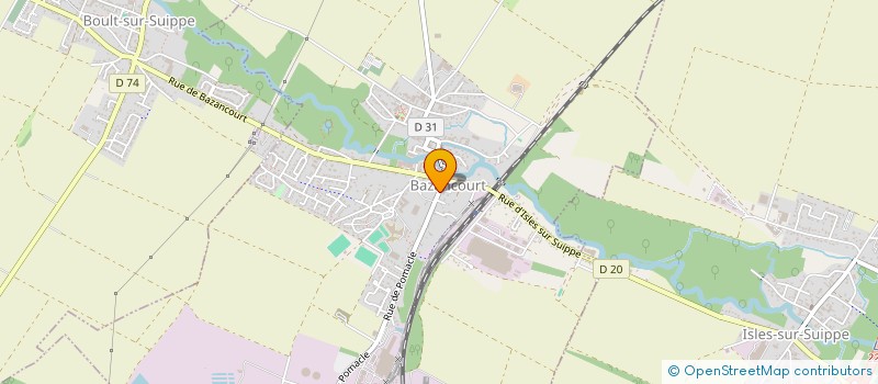 localisation de l'entreprise FCG  BOURGOGNE-FRESNE