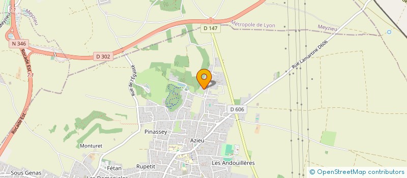 localisation de l'entreprise FCG  GENAS