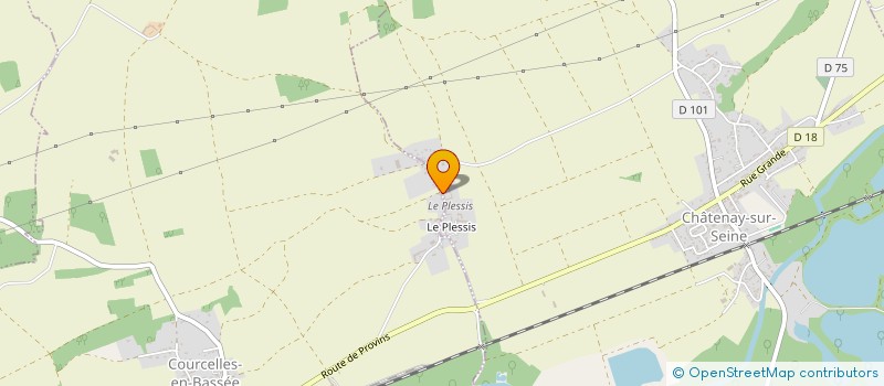 localisation de l'entreprise FCG HOLDING  CHATENAY-SUR-SEINE