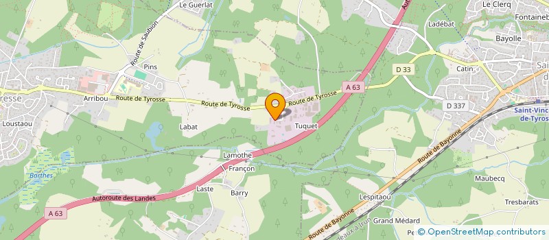 localisation de l'entreprise FCG MANAGEMENT  ANGRESSE