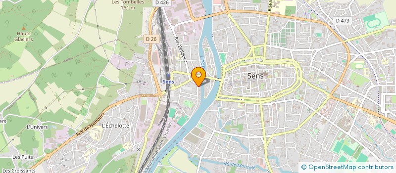 localisation de l'entreprise FCGR à SENS