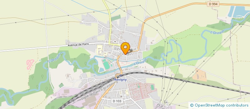 localisation de l'entreprise FCH 55  REVIGNY-SUR-ORNAIN