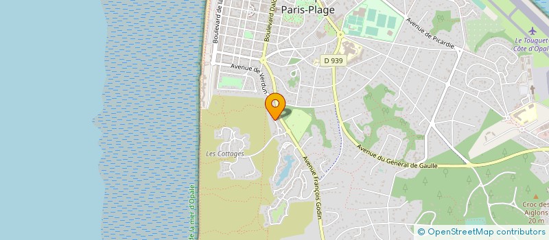 localisation de l'entreprise FCH  LE TOUQUET-PARIS-PLAGE