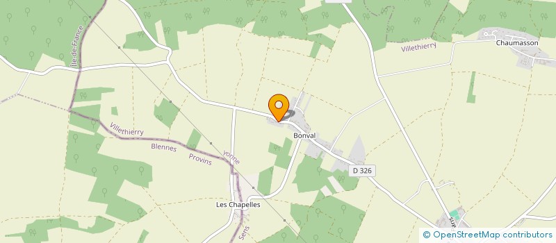 localisation de l'entreprise FCH DEVELOPPEMENT CONSEIL  VILLETHIERRY