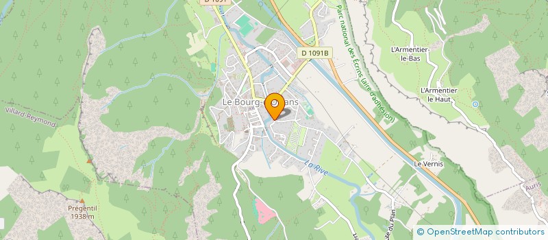 localisation de l'entreprise FCH LE PREGENTIL  LE BOURG-D'OISANS