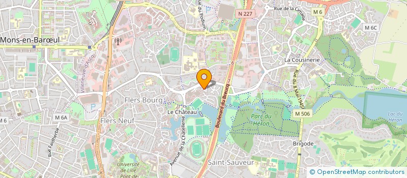 localisation de l'entreprise FCH PROMOTION à VILLENEUVE-D'ASCQ