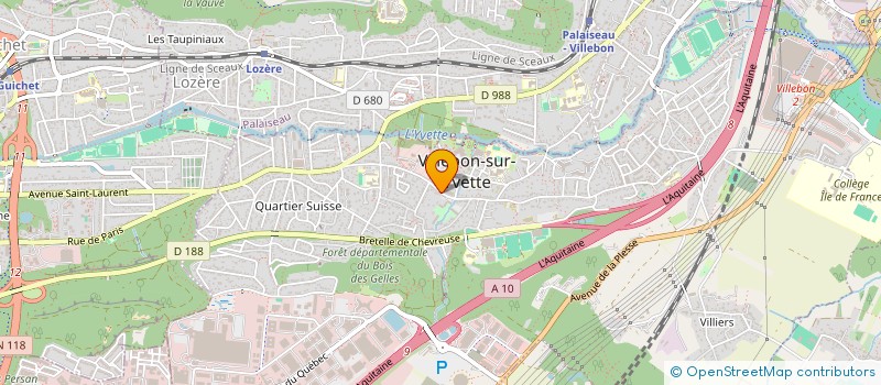 localisation de l'entreprise FCI à VILLEBON-SUR-YVETTE