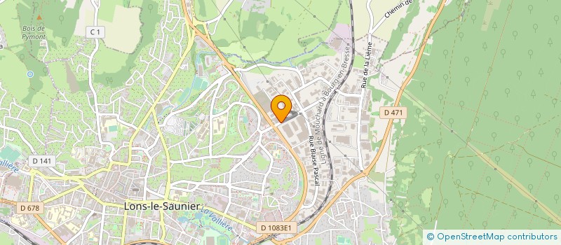 localisation de l'entreprise FCI à LONS-LE-SAUNIER