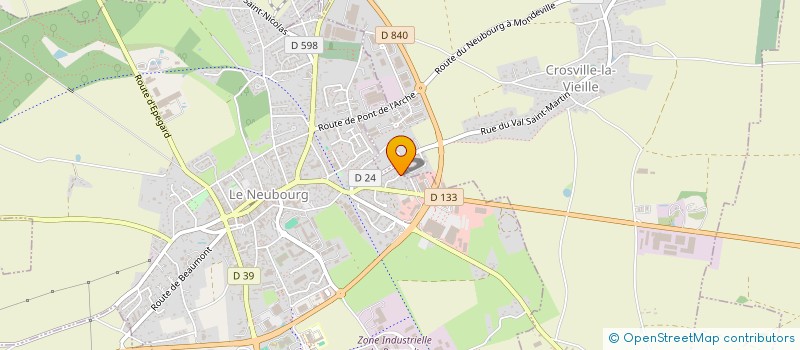 localisation de l'entreprise FCI  SAINTE-OPPORTUNE-DU-BOSC