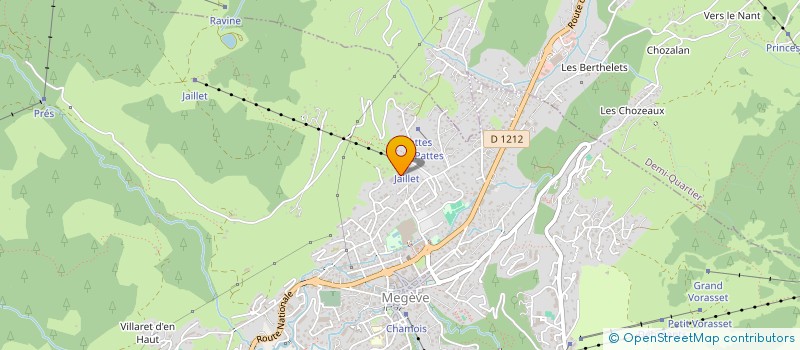 localisation de l'entreprise FCI  MEGEVE