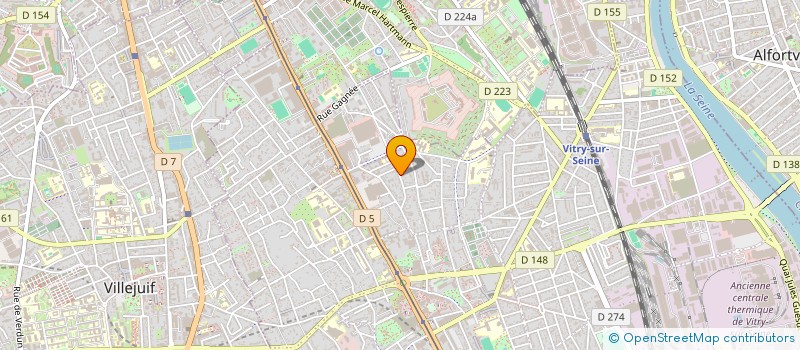 localisation de l'entreprise FCINVEST  VITRY-SUR-SEINE