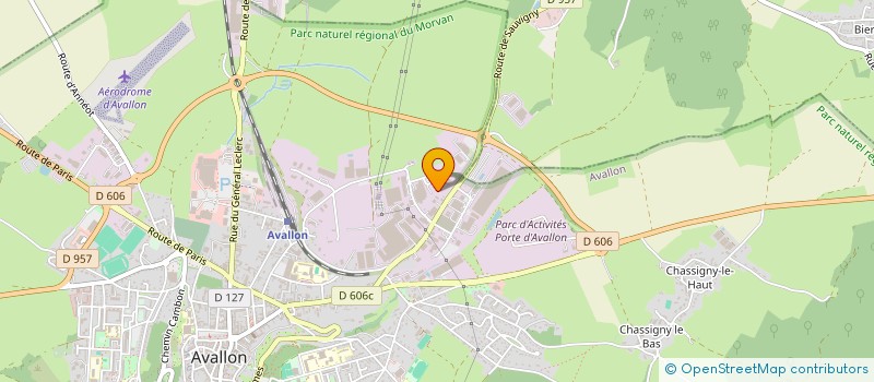 localisation de l'entreprise FCIP à AVALLON