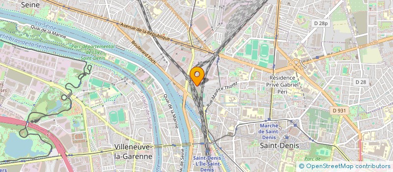 localisation de l'entreprise FCJ BAT à SAINT-DENIS