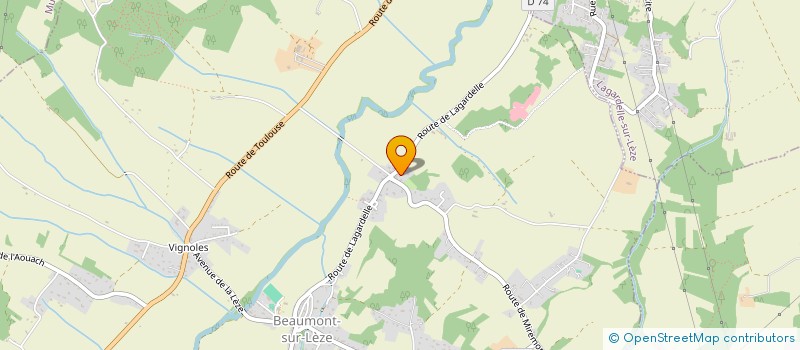 localisation de l'entreprise FCJ CONSTRUCTION  BEAUMONT-SUR-LEZE