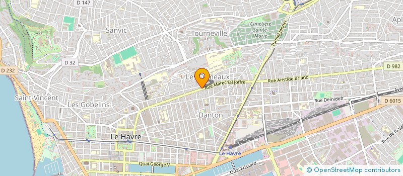 localisation de l'entreprise FCJP à LE HAVRE