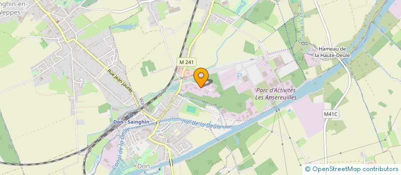 localisation de l'entreprise FCL  WAVRIN