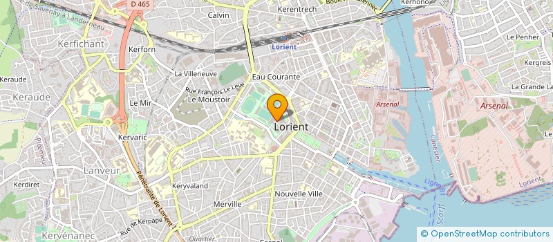 localisation de l'entreprise FCL DISTRIBUTION à LORIENT