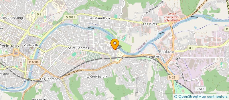 localisation de l'entreprise FCL IMMO  BOULAZAC ISLE MANOIRE