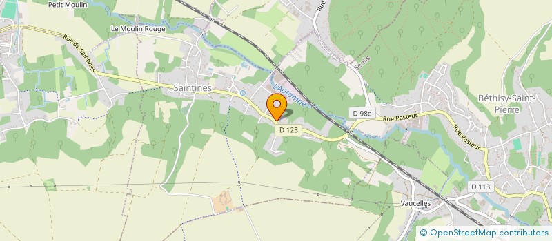 localisation de l'entreprise FCL IMMOBILIER 60  SAINTINES