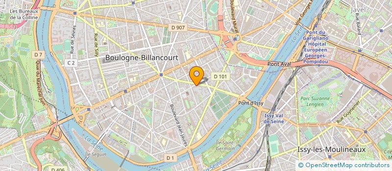 localisation de l'entreprise FCL NETTOYAGE à BOULOGNE-BILLANCOURT