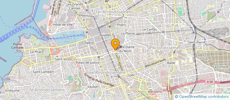 localisation de l'entreprise FCL PROVENCE MENUISERIE à MARSEILLE