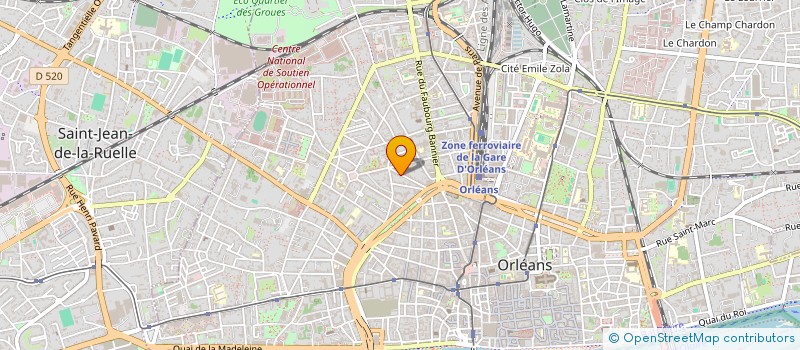 localisation de l'entreprise FCL VALORISATION à ORLEANS