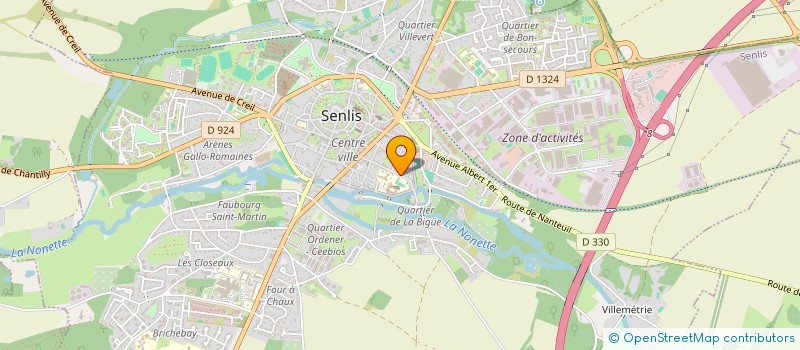 localisation de l'entreprise FCLB INVEST  SENLIS