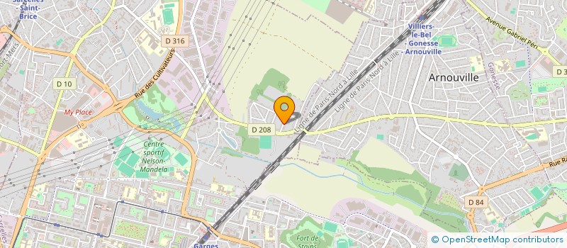 localisation de l'entreprise FCLFP à SARCELLES