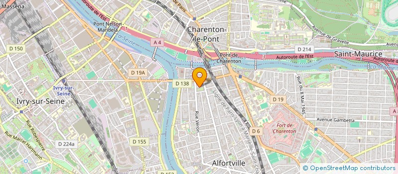 localisation de l'entreprise FCM à ALFORTVILLE