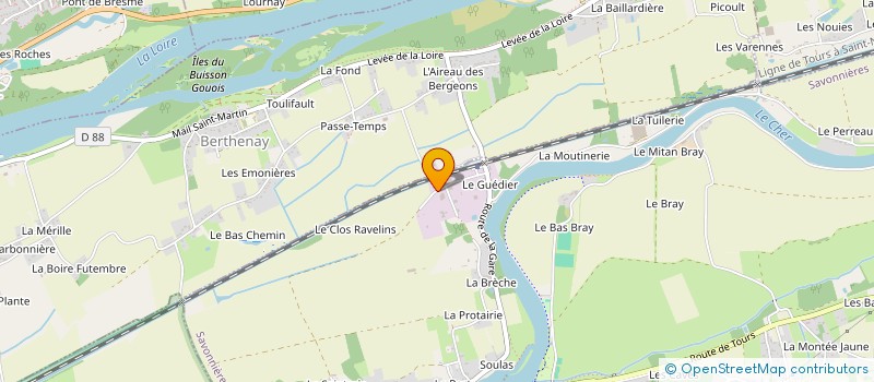 localisation de l'entreprise FCM à SAVONNIERES