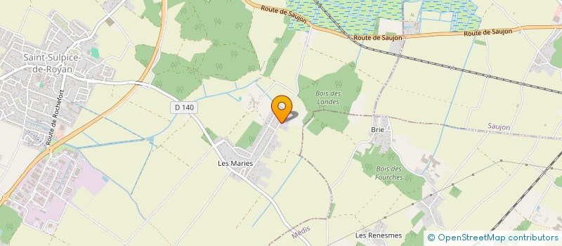 localisation de l'entreprise FCM  SAINT-SULPICE-DE-ROYAN