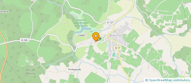 localisation de l'entreprise FCM AUTO  BLASIMON