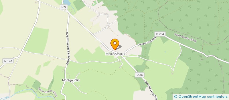 localisation de l'entreprise FCM AUTOMOBILES DES AMOGNES  SAINT-BENIN-D'AZY