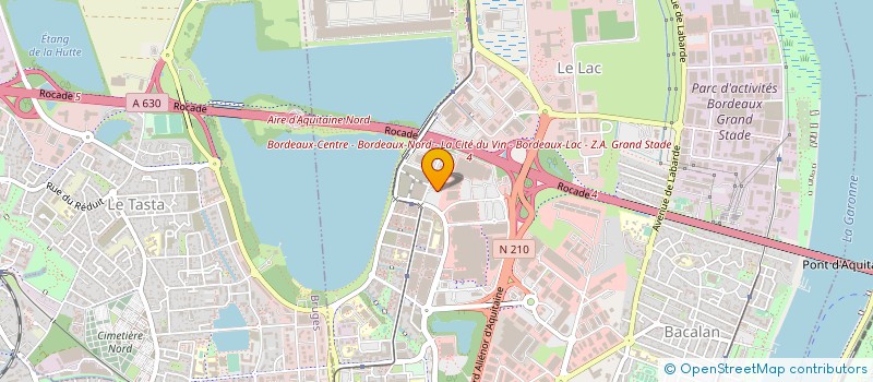 localisation de l'entreprise FCM GRAPHIC EDITION à BORDEAUX