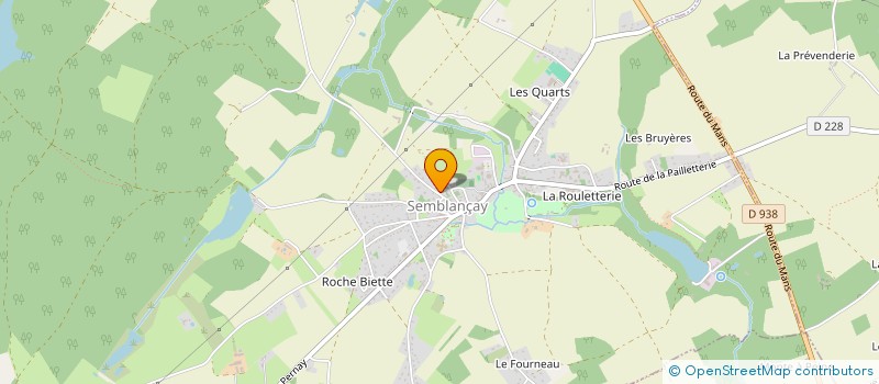 localisation de l'entreprise FCM INFORMATIQUE SERVICES  SEMBLANCAY