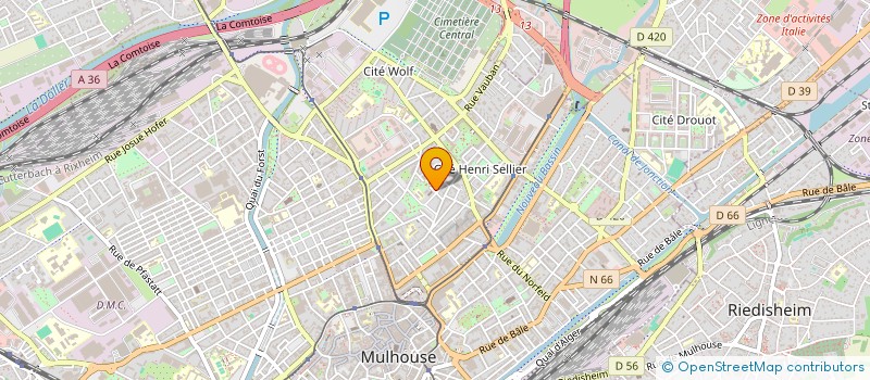 localisation de l'entreprise FCM SECTION ESCRIME  HOCHSTATT